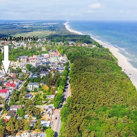 Bungalow Kapitanski Jastrzębia Góra Exteriér fotografie